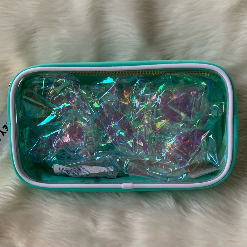 Stoney Clover Lane Clear Front Small Pouch in Lagoon